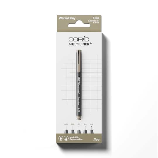 Copic® Multiliner+ Warm Gray Pen Set